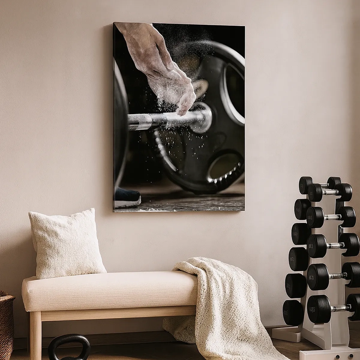 Quadro em tela - Desafio aceite! - 50x70 cm