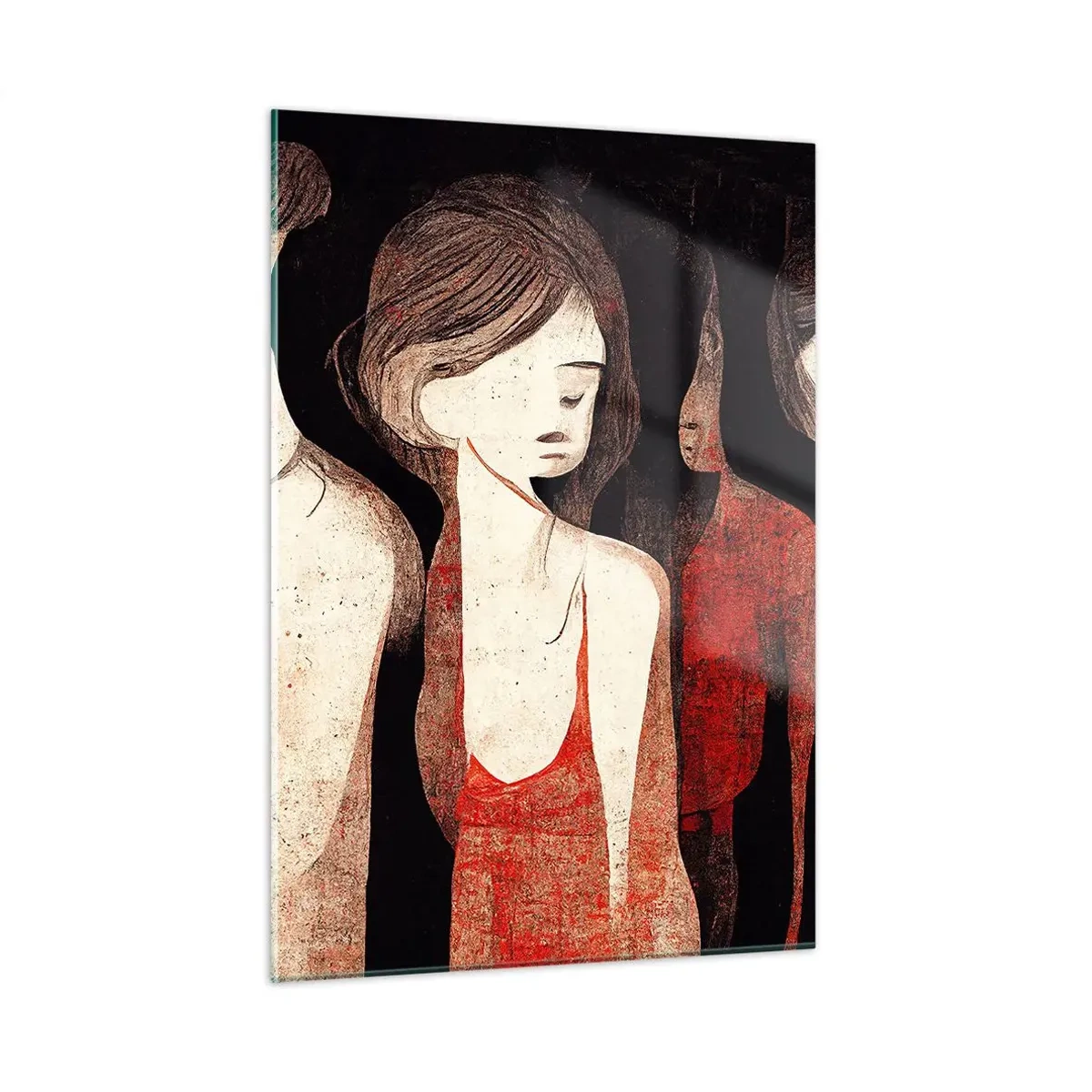 Quadro em vidro - Madonas das trevas - 50x70 cm