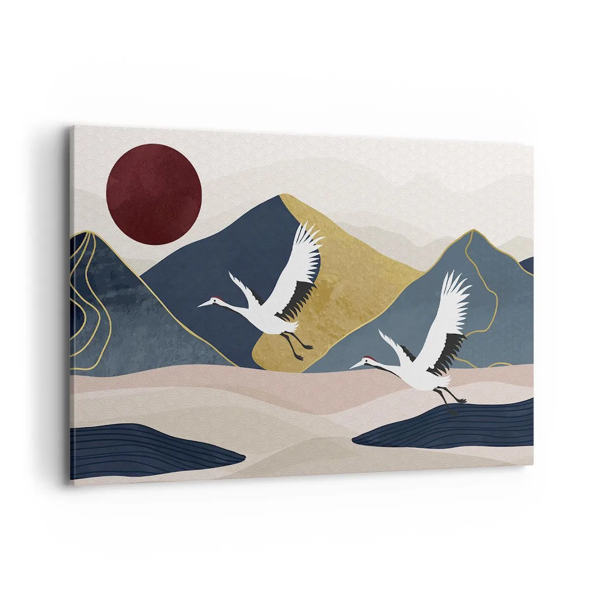 Quadro em tela - E o dia acaba novamente - 120x80 cm