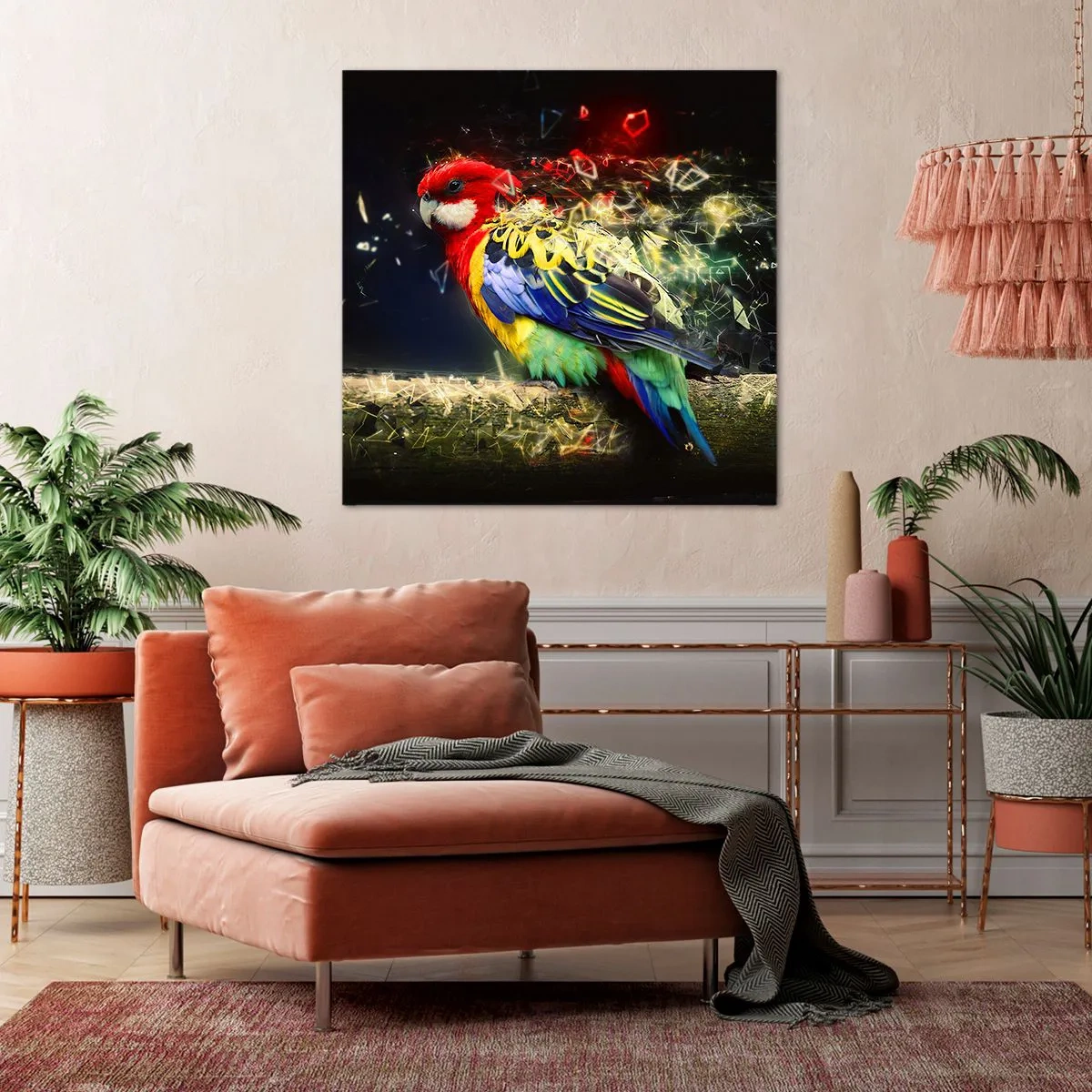 Quadro em tela - O mensageiro do Brilho - 40x40 cm