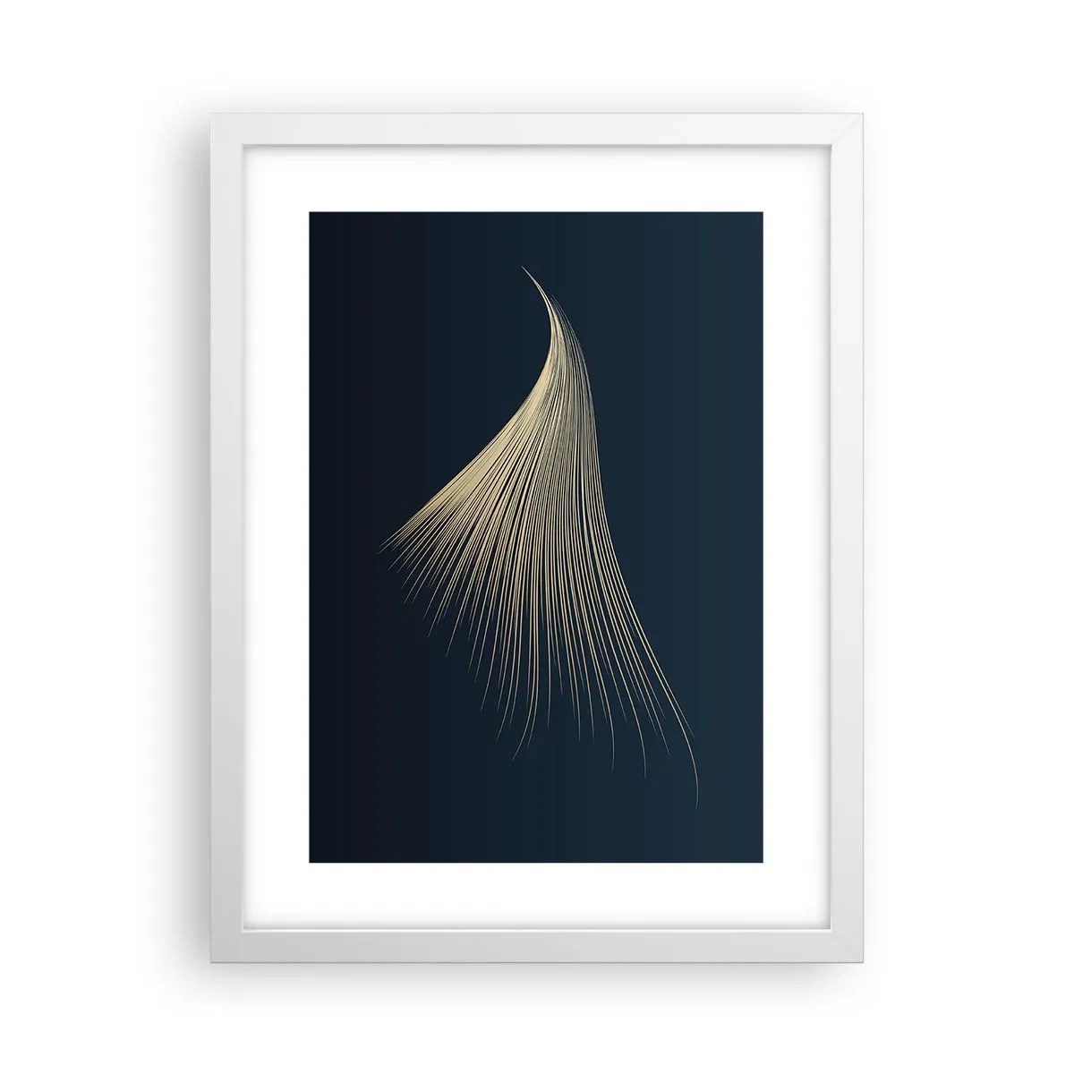 Pôster em moldura branca - Como o cabelo de um anjo - 30x40 cm