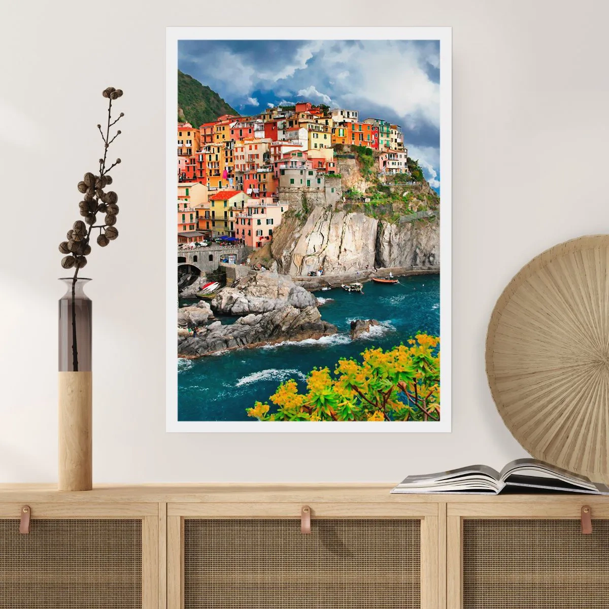 Pôster - Um aglomerado nas rochas - 50x70 cm