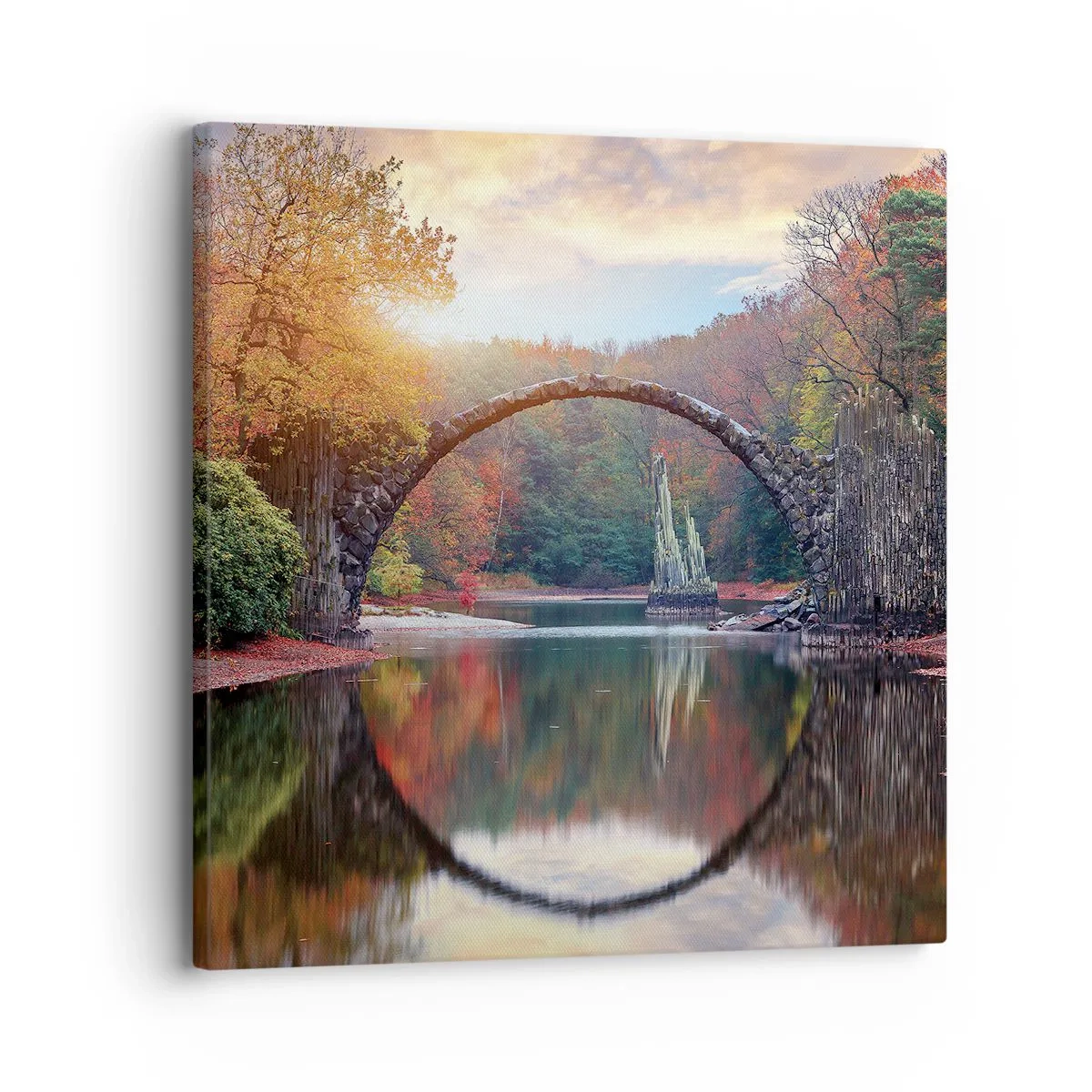 Quadro em tela - Do outro lado do espelho - 30x30 cm