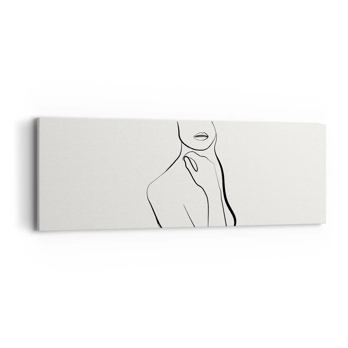 Quadro em tela - Uma onda de melancolia - 90x30 cm