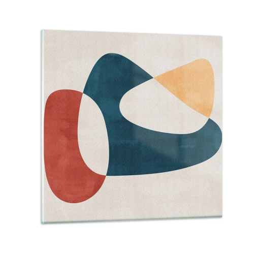 Quadro em vidro - Influências e metamorfoses - 50x50 cm