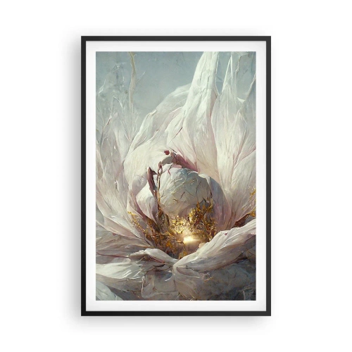 Pôster com moldura preta - Floresce uma vez a cada cem anos - 61x91 cm