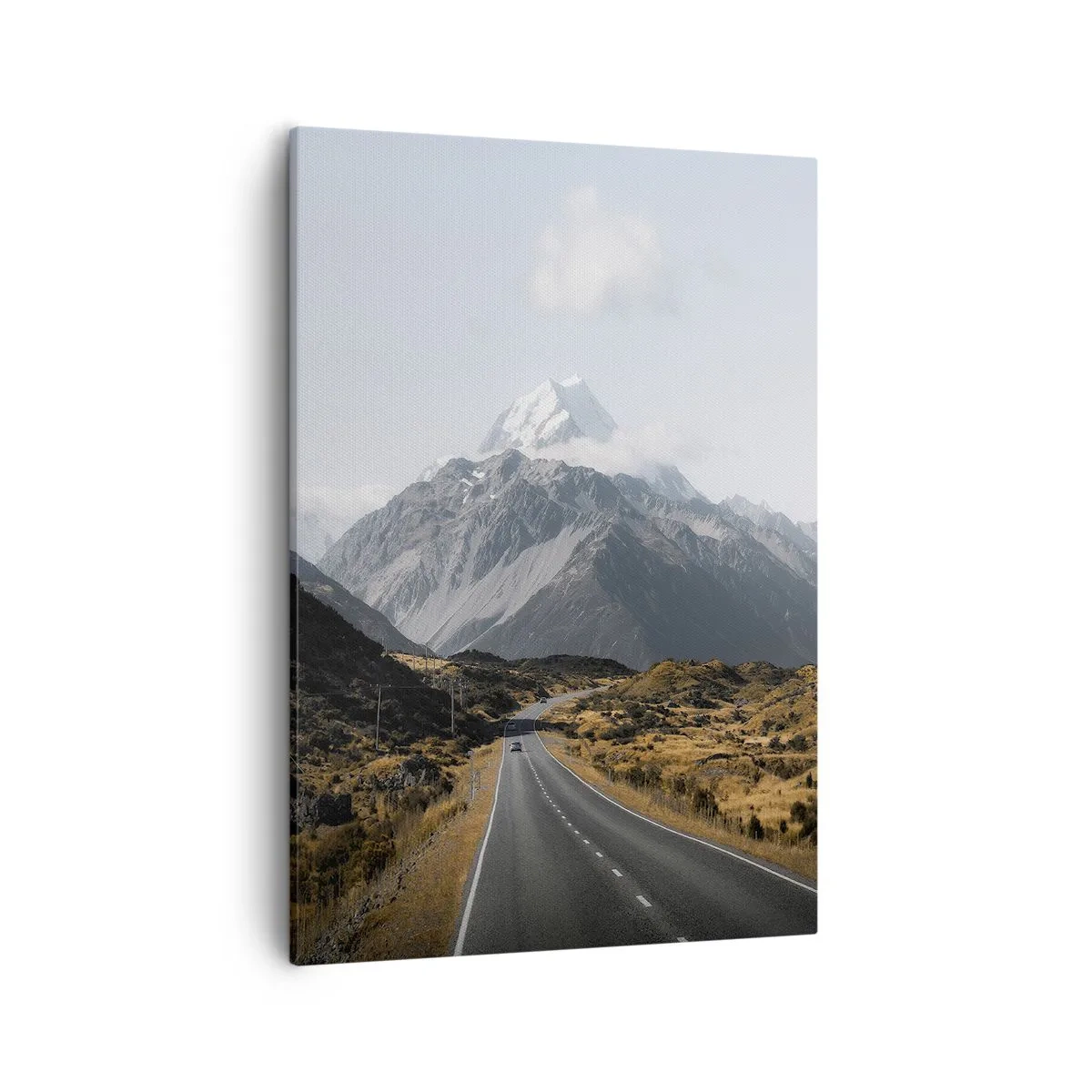 Quadro em tela - O caminho para o coração das montanhas - 50x70 cm