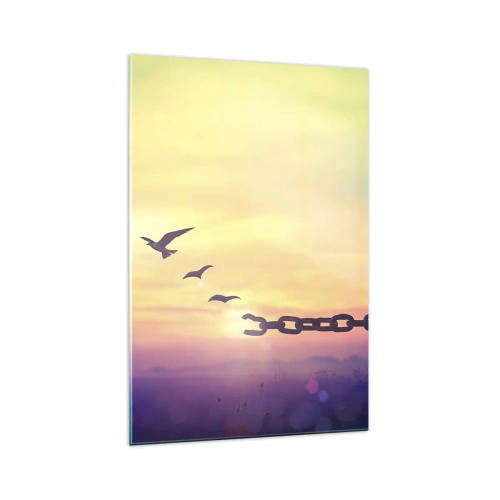 Quadro em vidro - A vitória da liberdade - 70x100 cm