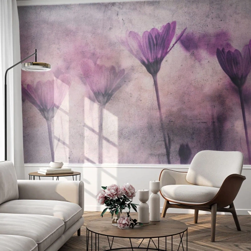 Papel de Parede Premium Canvas - Sonho de flores - Flores, Pedaço, Jardim - 350x256 cm