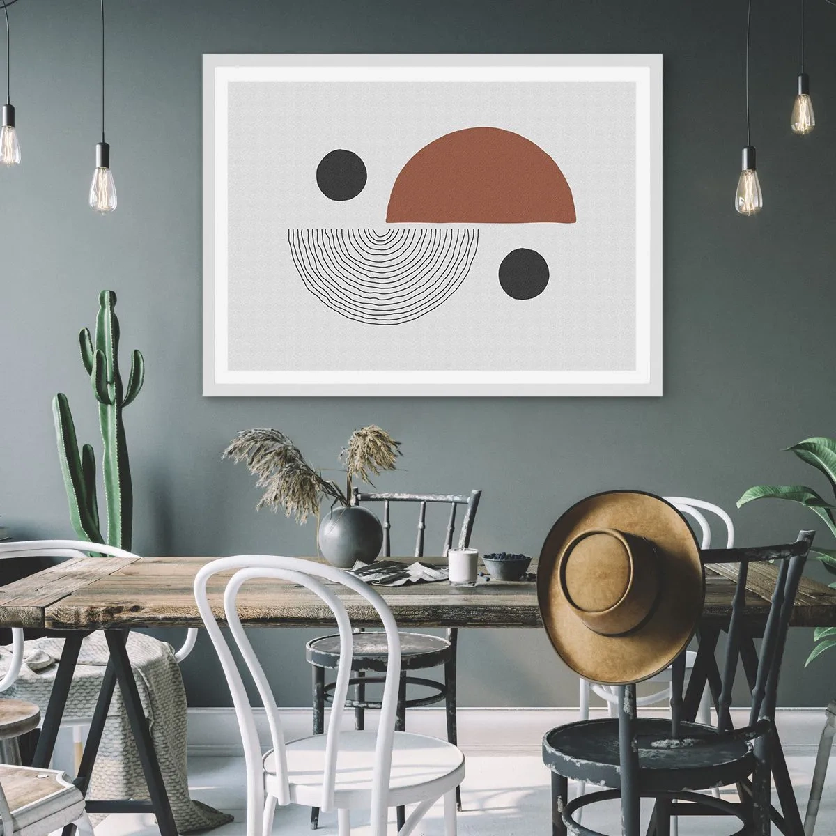Pôster em moldura branca - Perfeição das rodas - 91x61 cm