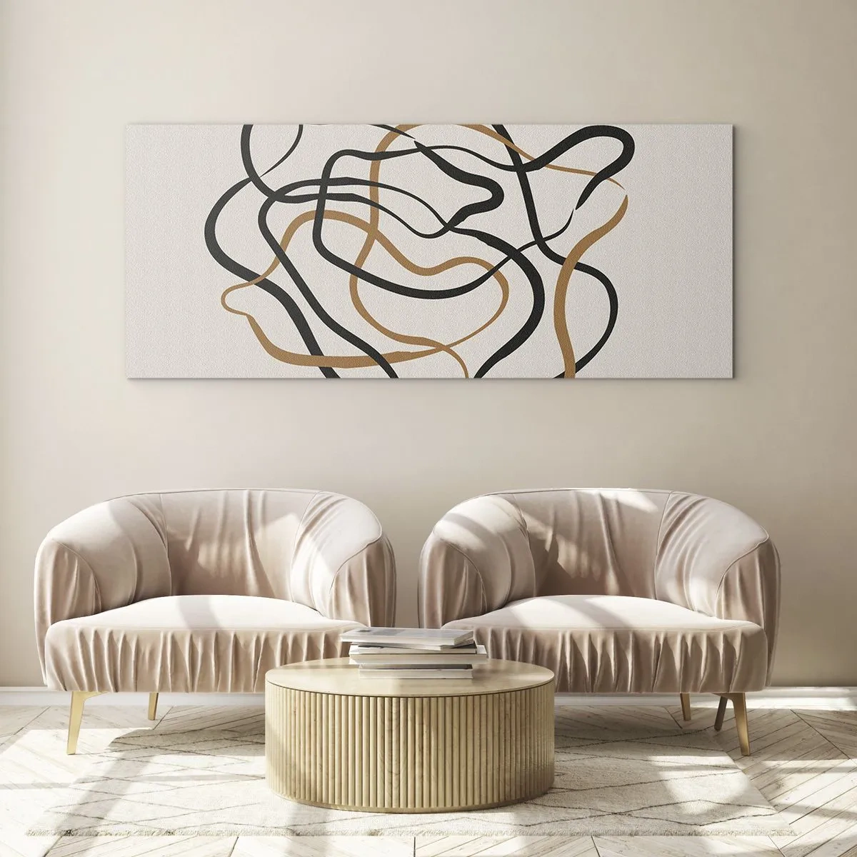 Quadro em vidro - Tudo deu errado - 100x40 cm