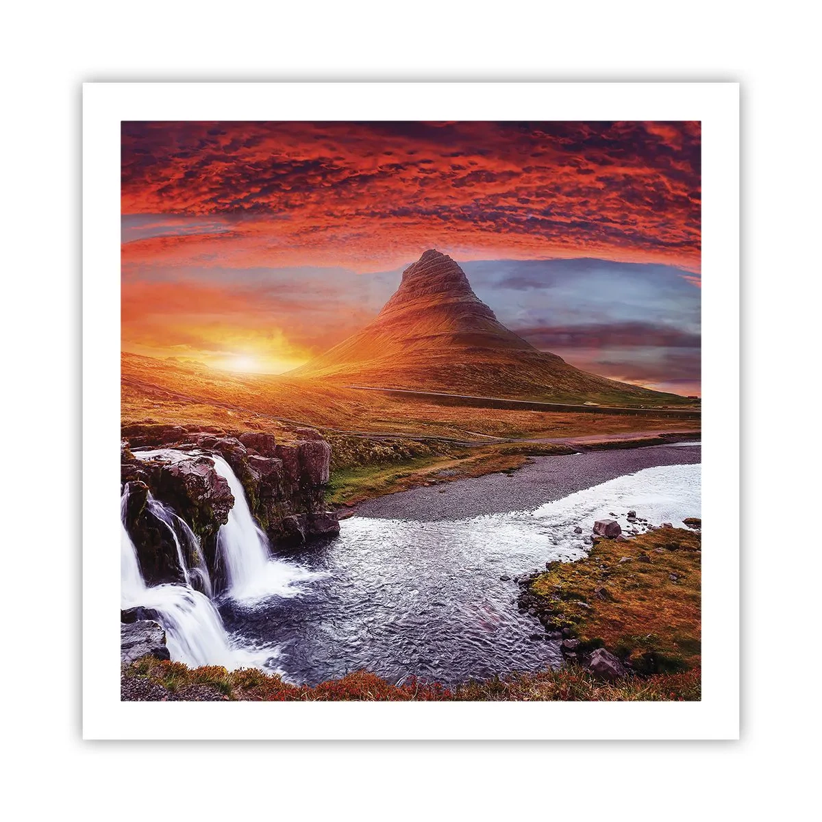 Pôster - A vista da Terra Média - 60x60 cm