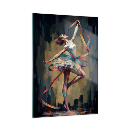 Quadro em vidro - Dança da fita - 50x70 cm