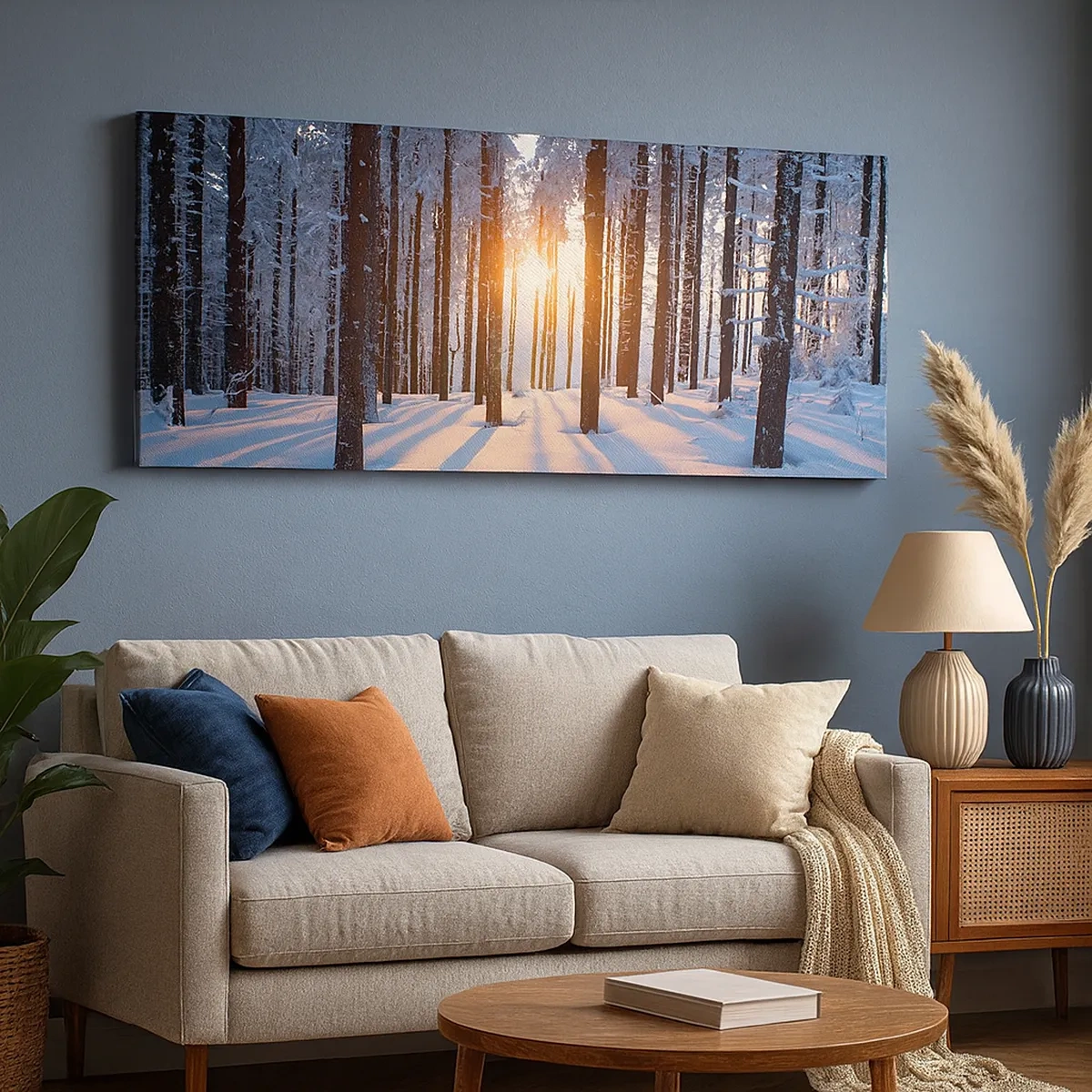 Quadro em tela - Preto no branco - 30x30 cm