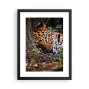 Pôster com moldura preta - Confie em mim - 30x40 cm