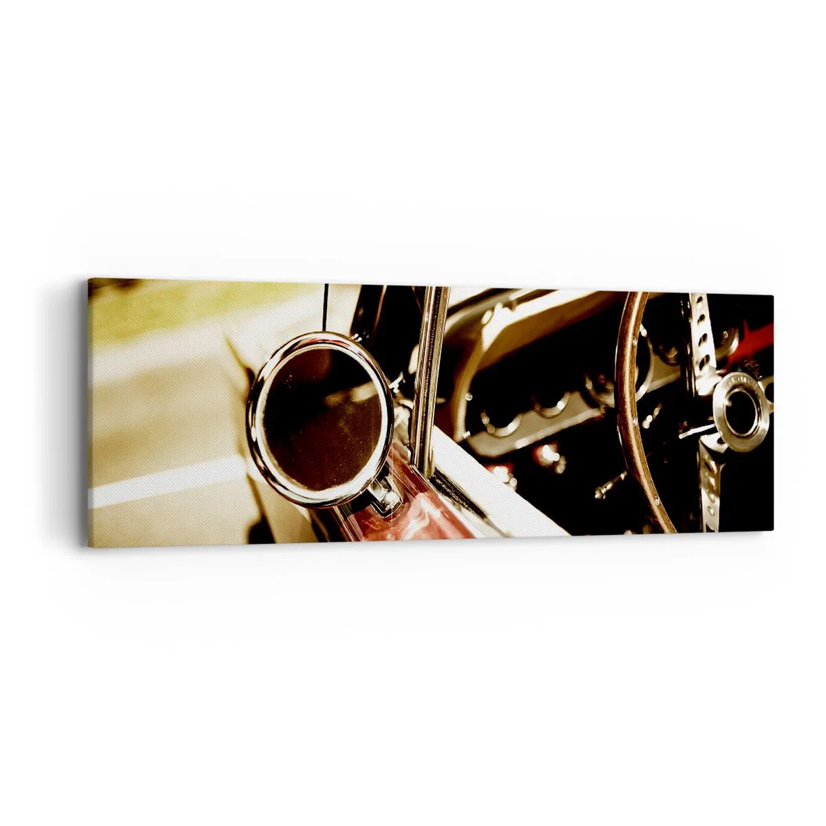 Quadro em tela - Um carro com alma - 90x30 cm