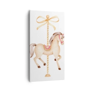Quadro em tela - Um trote gracioso - 55x100 cm