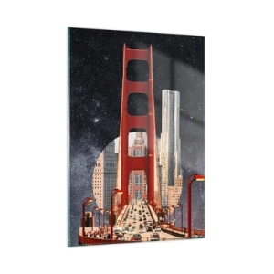 Quadro em vidro - Sempre no centro - 50x70 cm