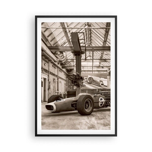 Pôster com moldura preta - O descanso do vencedor - 61x91 cm