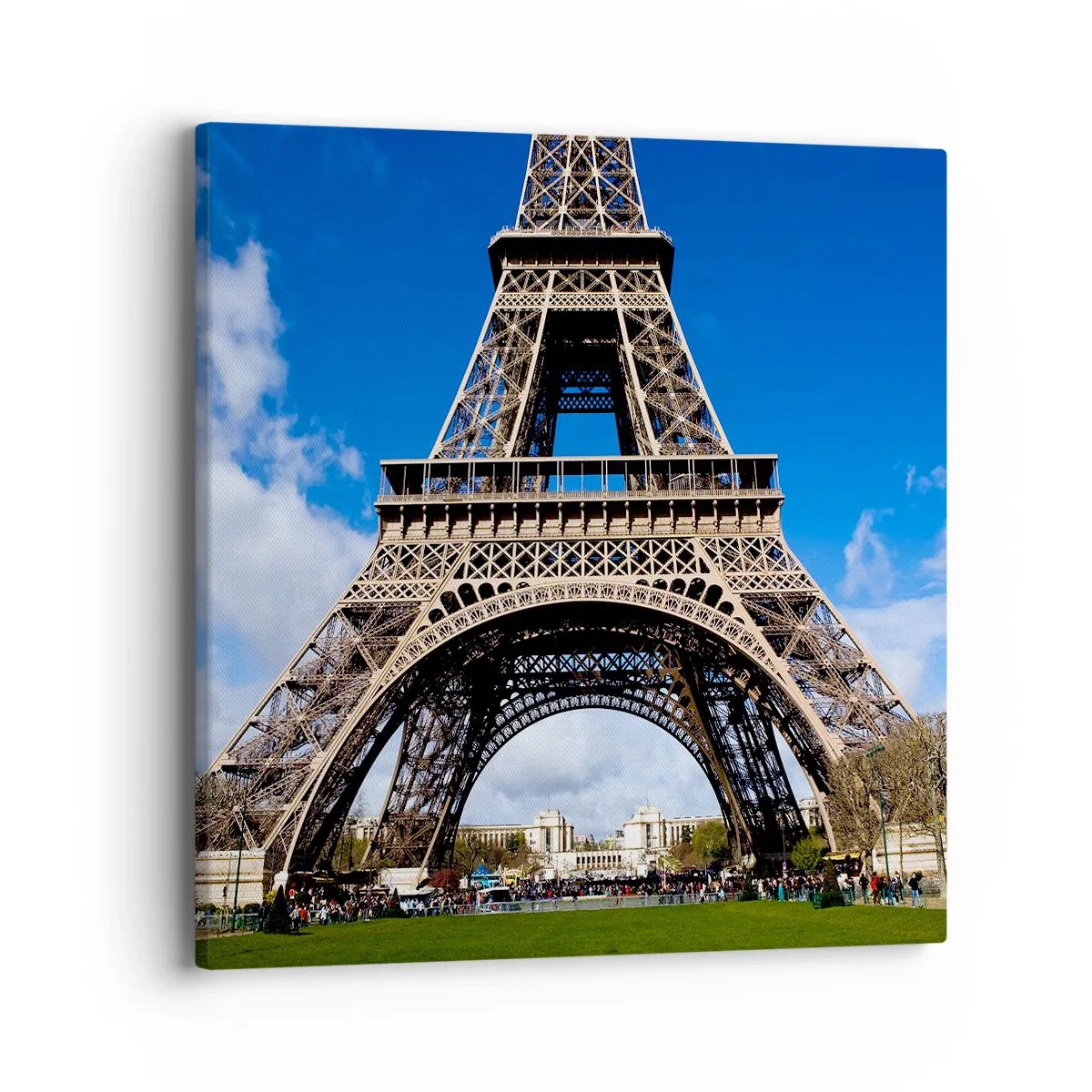 Quadro em tela - Toda Paris aos seus pés - 40x40 cm
