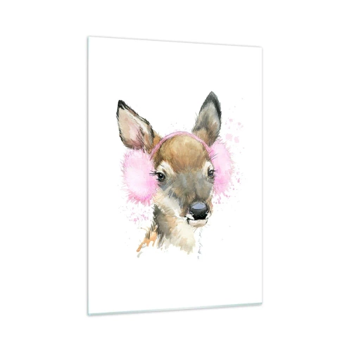 Quadro em vidro - E o frio já não é assustador - 50x70 cm