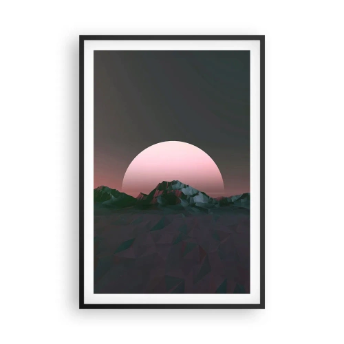 Pôster com moldura preta - Numa galáxia vizinha - 61x91 cm