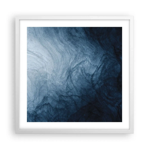Pôster em moldura branca - Nas profundezas - 50x50 cm
