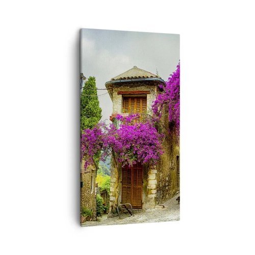 Quadro em tela - Sob um dossel de flores - 45x80 cm