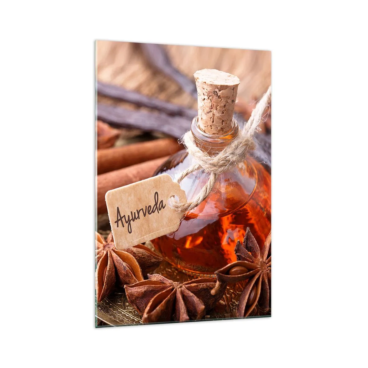 Quadro em vidro - Rumo à unidade do corpo e do espírito - 70x100 cm