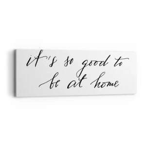 Quadro em tela - Toda a verdade - 90x30 cm