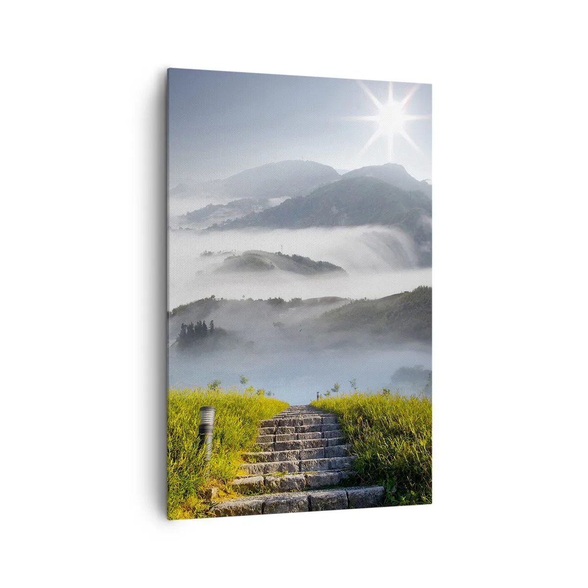 Quadro em tela - Em direcção às nuvens - 80x120 cm