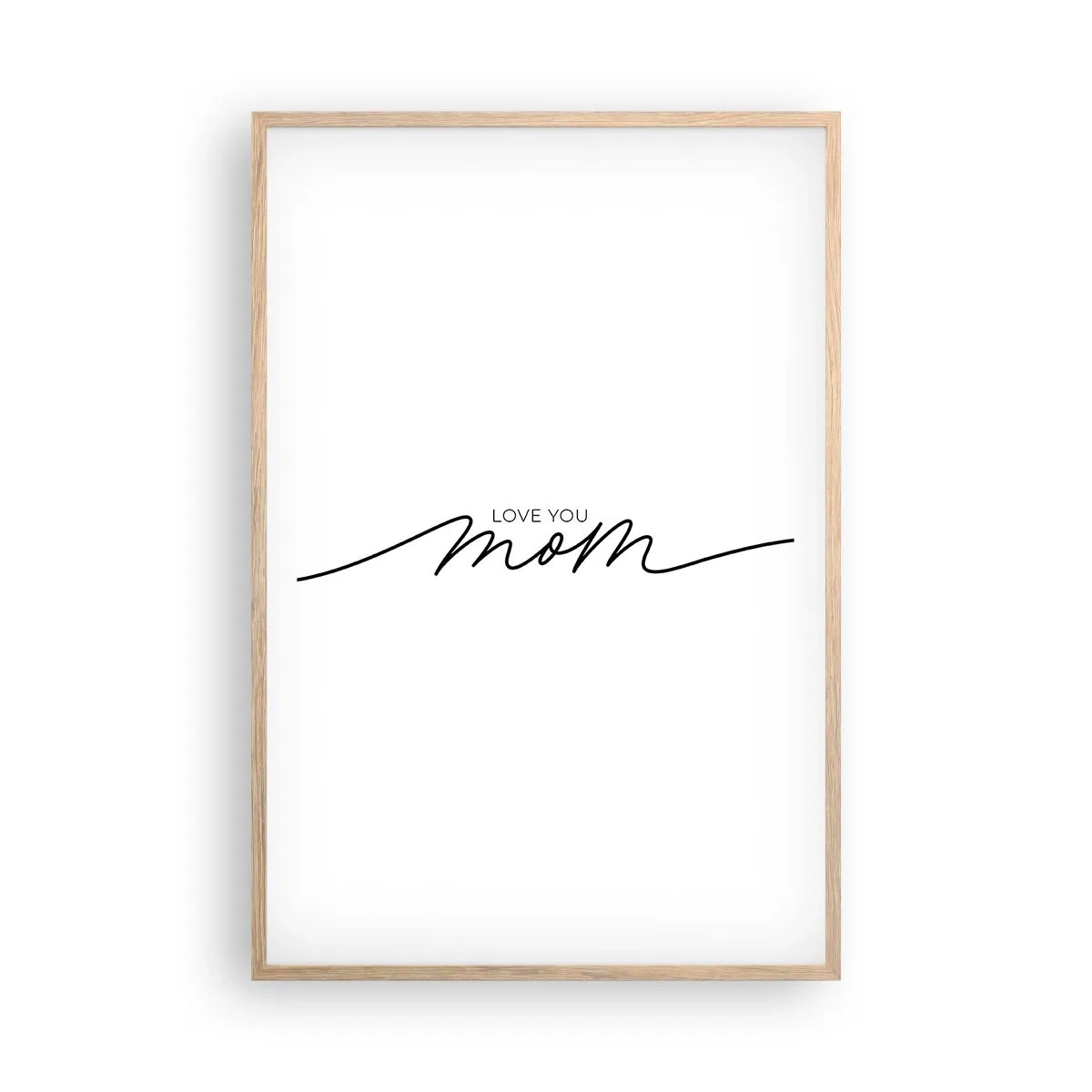 Pôster com moldura de carvalho claro - Uma grande emoção - 61x91 cm