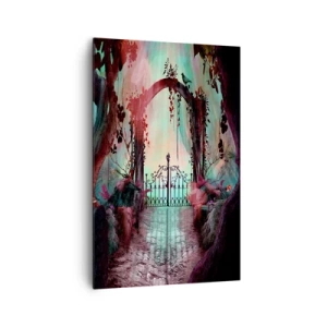 Quadro em tela - Jardim secreto - 80x120 cm