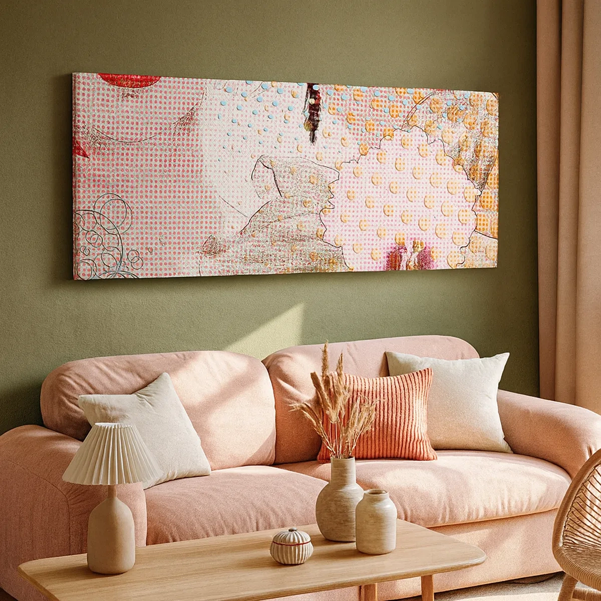 Quadro em tela - Heroína de cartoon - 30x30 cm