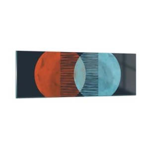 Quadro em vidro - Fantasia astronómica - 90x30 cm