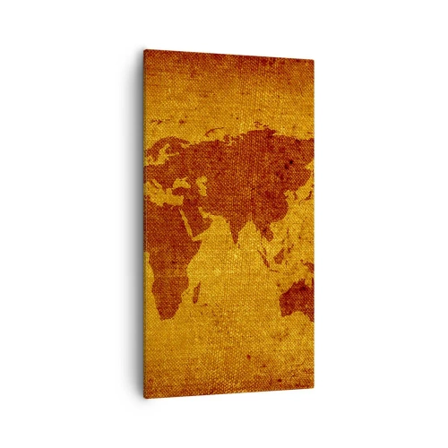 Quadro em tela - Convite para viajar - 55x100 cm