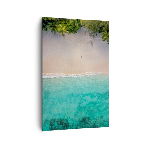 Quadro em tela - Praia do paraíso - 80x120 cm