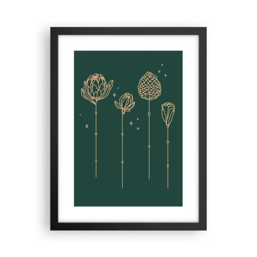 Pôster com moldura preta - A família RAMOS - 30x40 cm