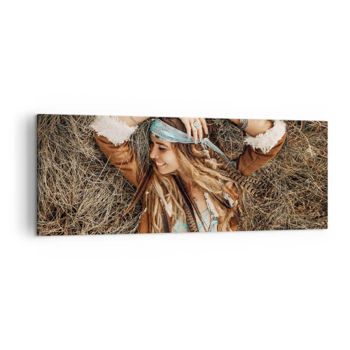 Quadro em tela - A caminho do verão do amor - 140x50 cm