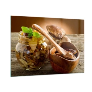 Quadro em vidro - Seja fresco, salgado ou de outono... - 100x70 cm