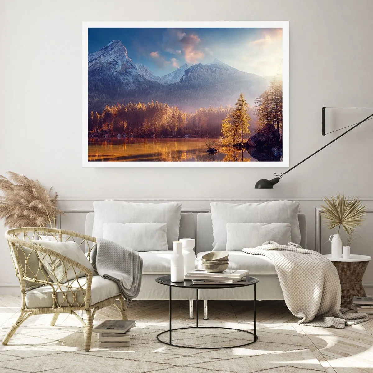 Pôster - Nas montanhas e vales - 70x50 cm