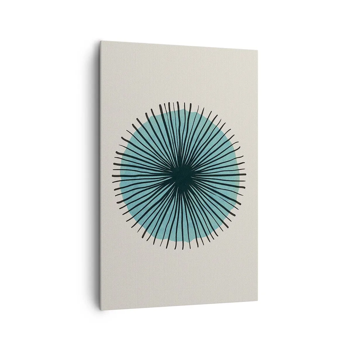 Quadro em tela - Radiante sobre o azul - 80x120 cm