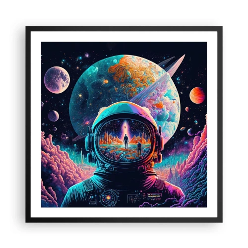 Pôster com moldura preta - Os filósofos não sonharam com isso - 60x60 cm