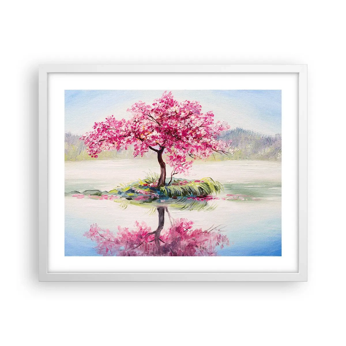 Pôster em moldura branca - A festa da Primavera - 50x40 cm