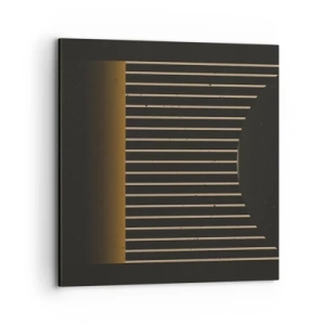 Quadro em tela - Explorar a escuridão - 70x70 cm