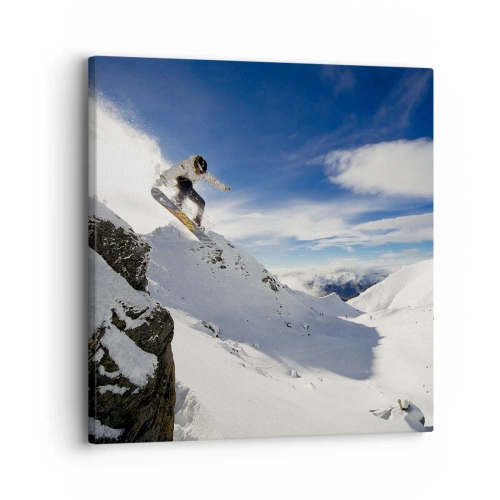 Quadro em tela - Liberdade sem fronteiras - 30x30 cm