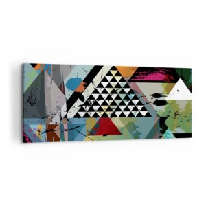Quadro em tela - Como é simples - 100x40 cm