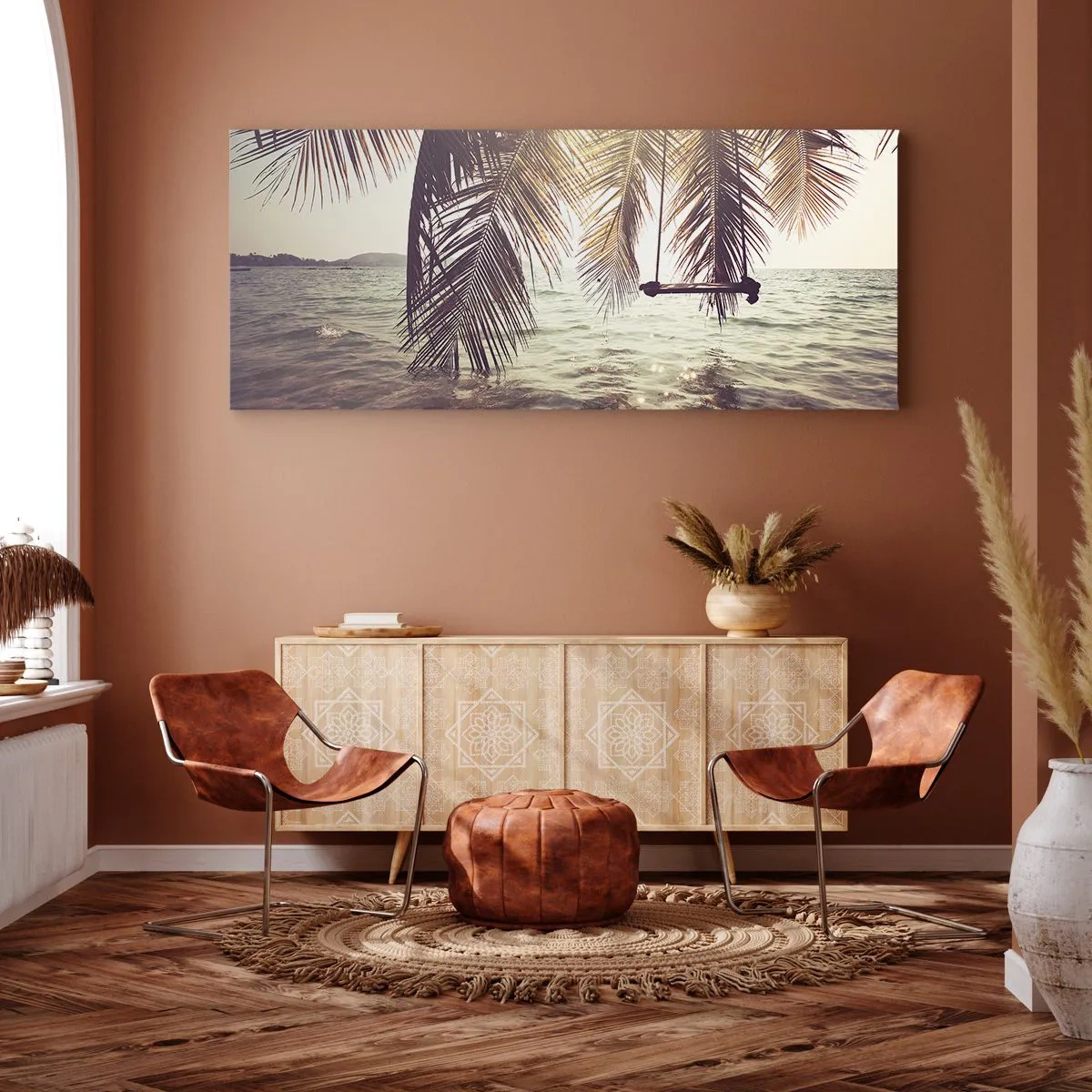 Quadro em tela - Deixe-se levar pela imaginação - 100x40 cm
