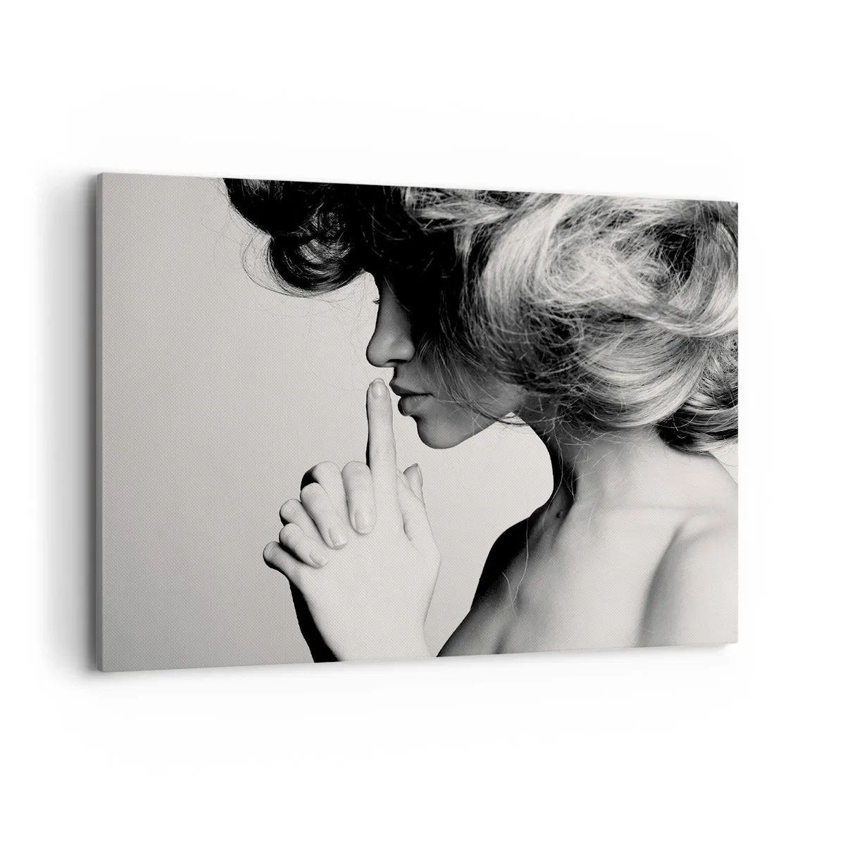 Quadro em tela - Ouvindo-se a si própria - 120x80 cm