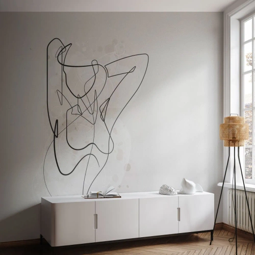 Papel de Parede Standard Eco - A arte da sedução - Mulher, Gráficos, Pedaço - 350x256 cm